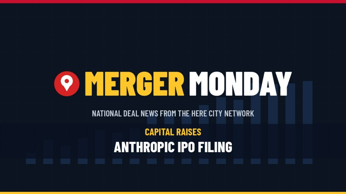 MERGER MONDAY branded story card